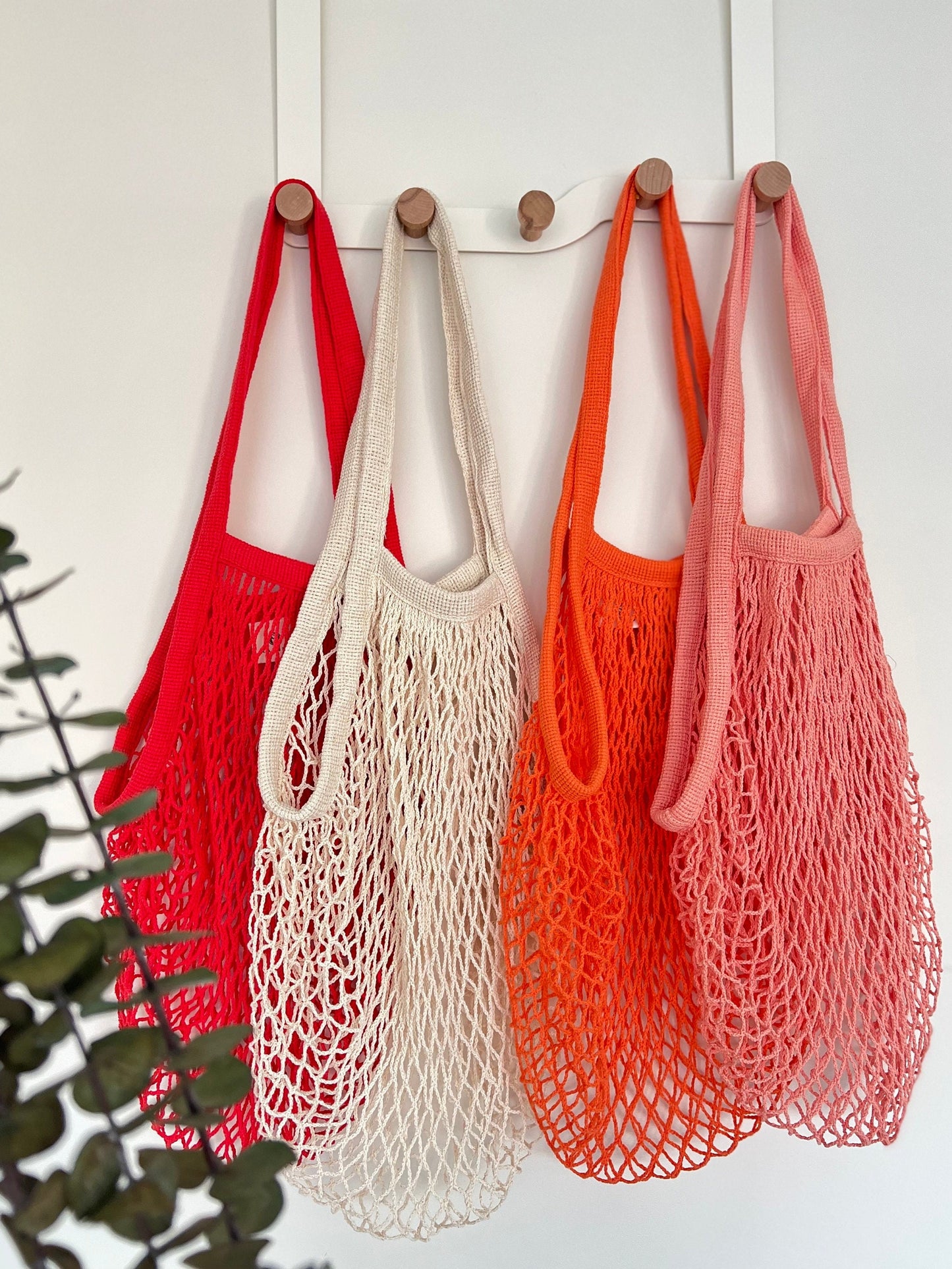 The Net Market Bag Set in Earth Tone