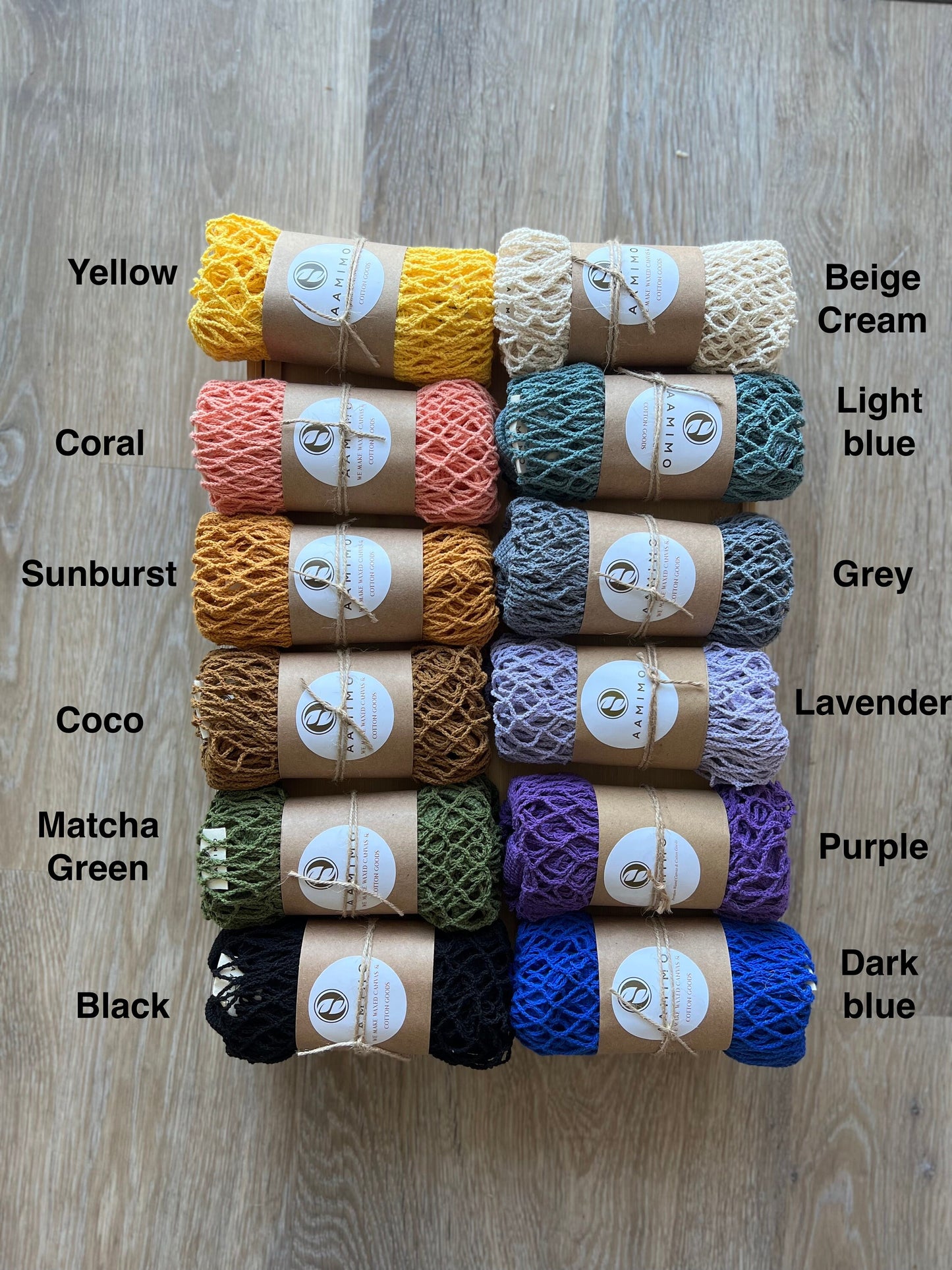 The Net Market Bag in Neutral Set